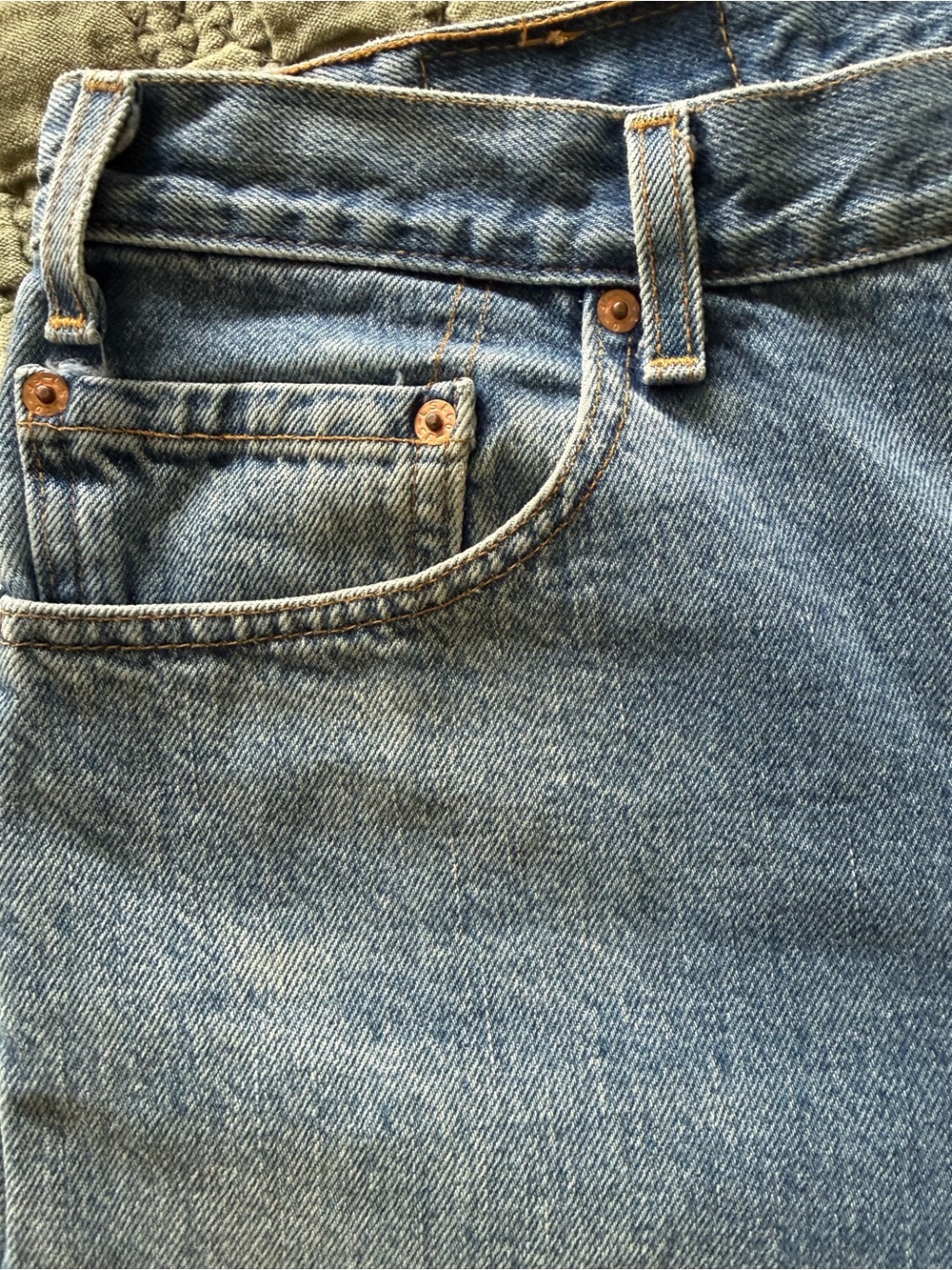 🔥 Vintage Levi’s 505 Jeans USA 34x30 Regular Fit Straight Leg 100% Cotton Denim - Picture 9 of 14